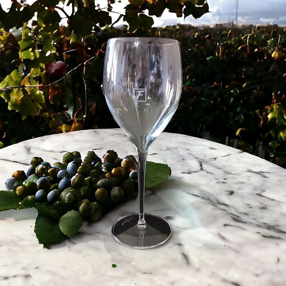 Luigi‎ Bormioli Wine Glass Magnifico 24 oz Extra Large SINGLE F Initial Signed.